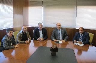 El presidente del TSJN y el alcalde de Pamplona analizan el convenio para atender a las personas desahuciadas en riesgo de exclusión